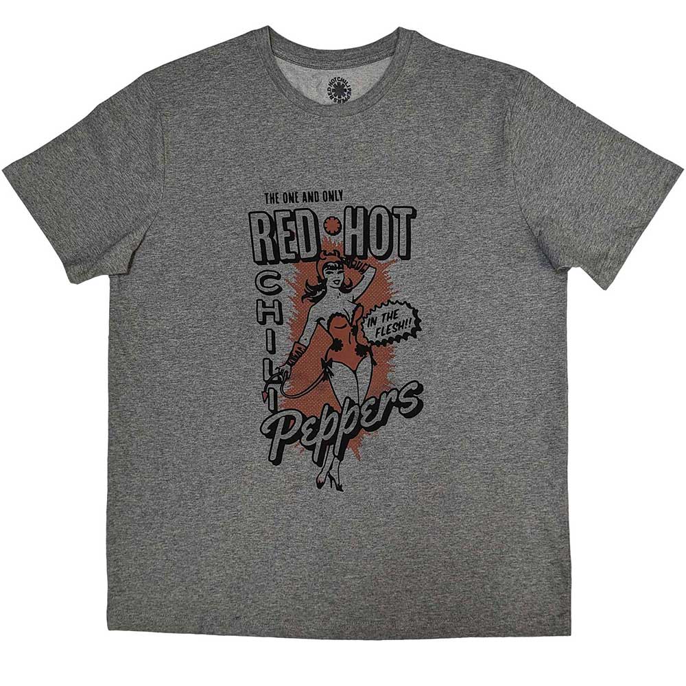 Red Hot Chili Peppers Unisex T-Shirt: In The Flesh (Grey)