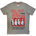 Red Hot Chili Peppers Unisex Unplugged T-Shirt: Oakland Arena (Grey)