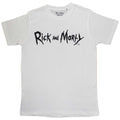 Rick & Morty Unisex T-Shirt: Mono Logo (White)