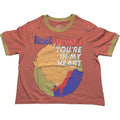 Rod Stewart Ladies Crop Top: In My Heart (Orange & Yellow)