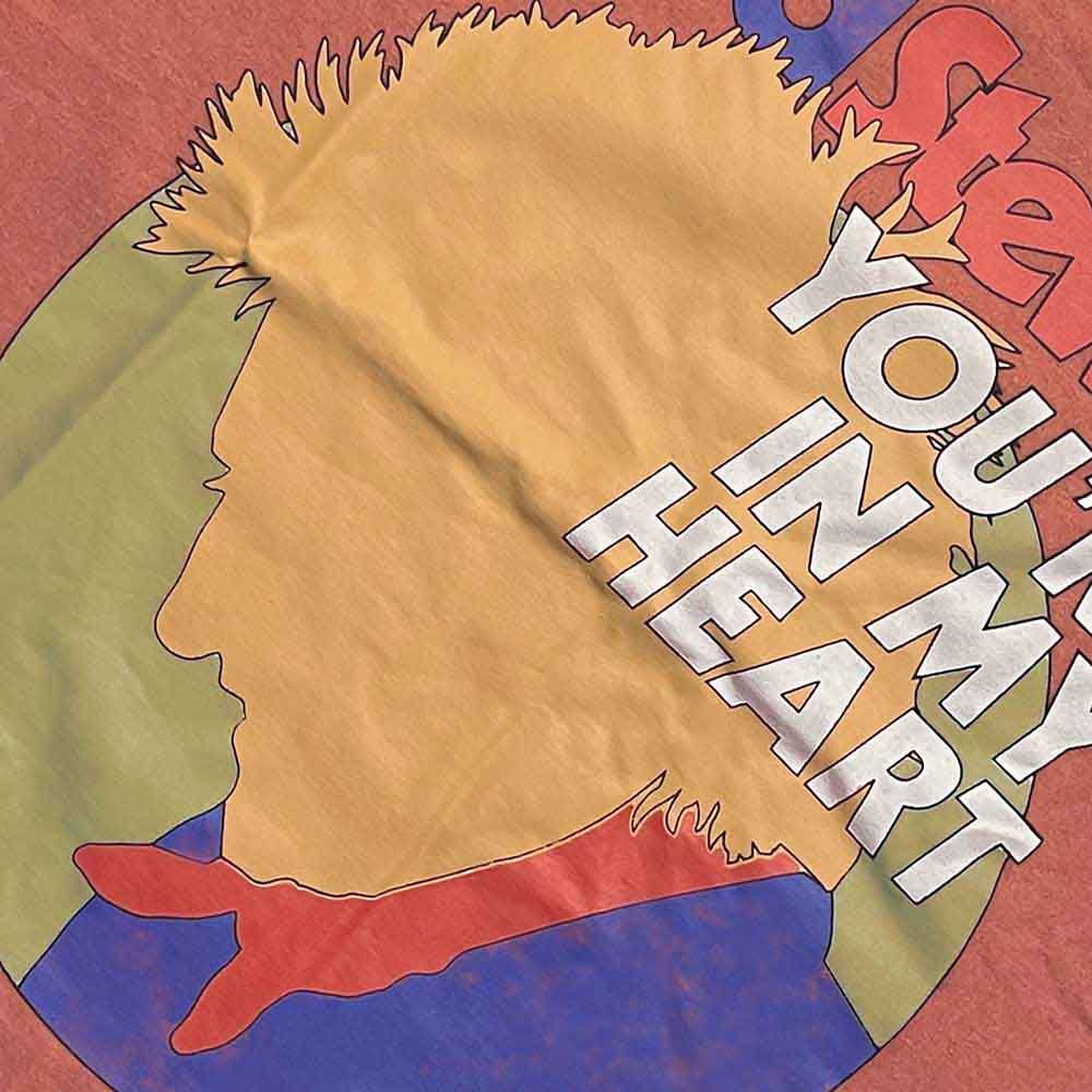 Rod Stewart Ladies Crop Top: In My Heart (Orange & Yellow)