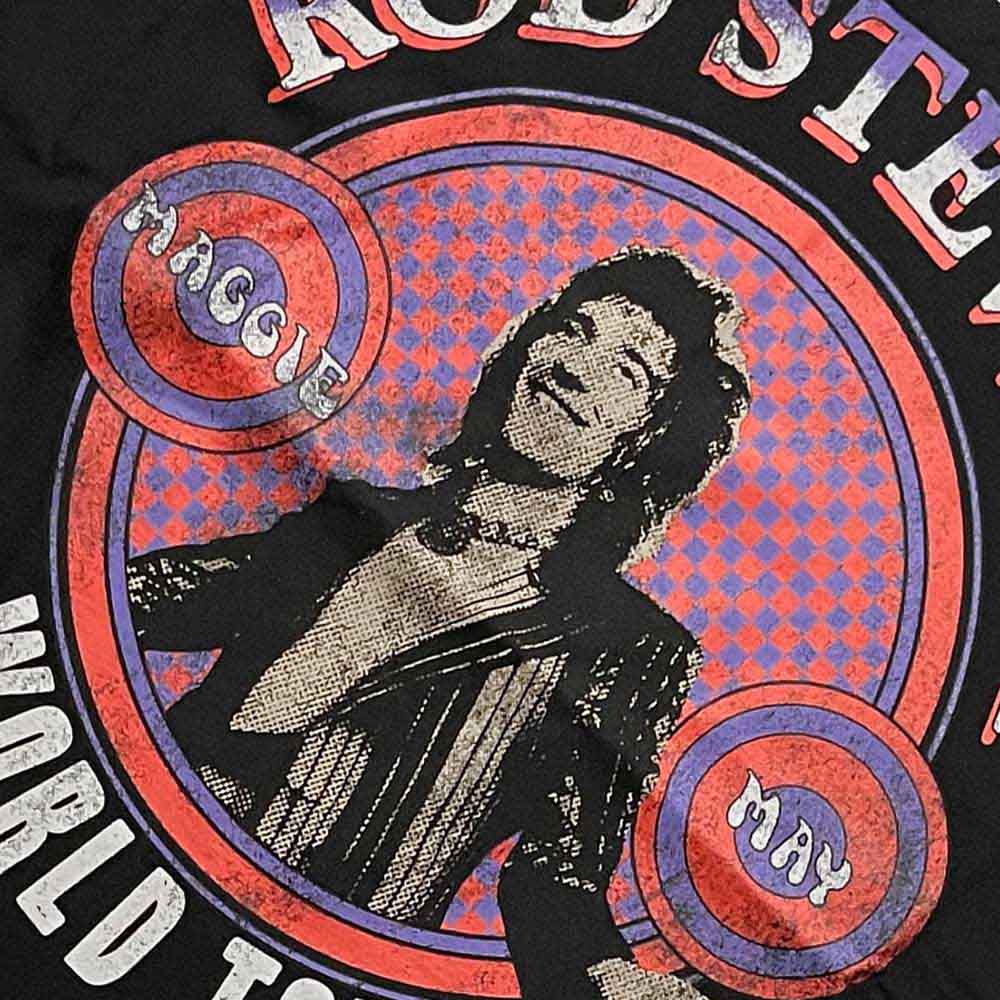 Rod Stewart Unisex Tank T-Shirt: World Tour (Black)