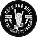 Rock Off Standard Patch: Mathew St R&R Horns