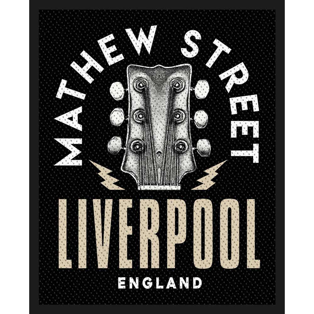 Rock Off Standard Patch: Mathew St Guitar