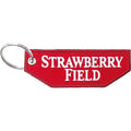 Rock Off Patch Keychain: Strawberry Field (Double Sided)
