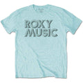 Roxy Music Unisex T-Shirt: Disco Logo (Sky Blue)