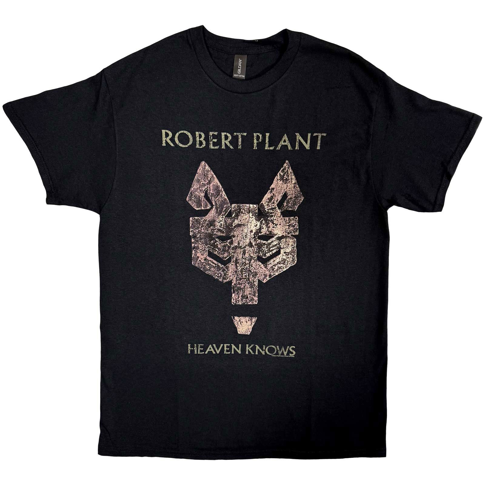 Robert Plant Unisex T-Shirt: Heaven Knows (Black)