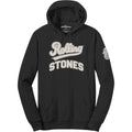 The Rolling Stones Unisex Pullover Hoodie: Team Logo & Tongue Applique (Black) (LOS)