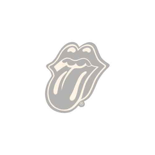 The Rolling Stones Unisex T-Shirt: Logo & Tongue Applique (Navy Blue) (Embellished)