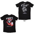 The Rolling Stones Ladies T-Shirt Dress: Ya Gotta Roll Exile (Black) (Back Print)
