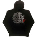 The Rolling Stones Unisex Eco Pullover Hoodie: Swirl Logo '82 (Black)