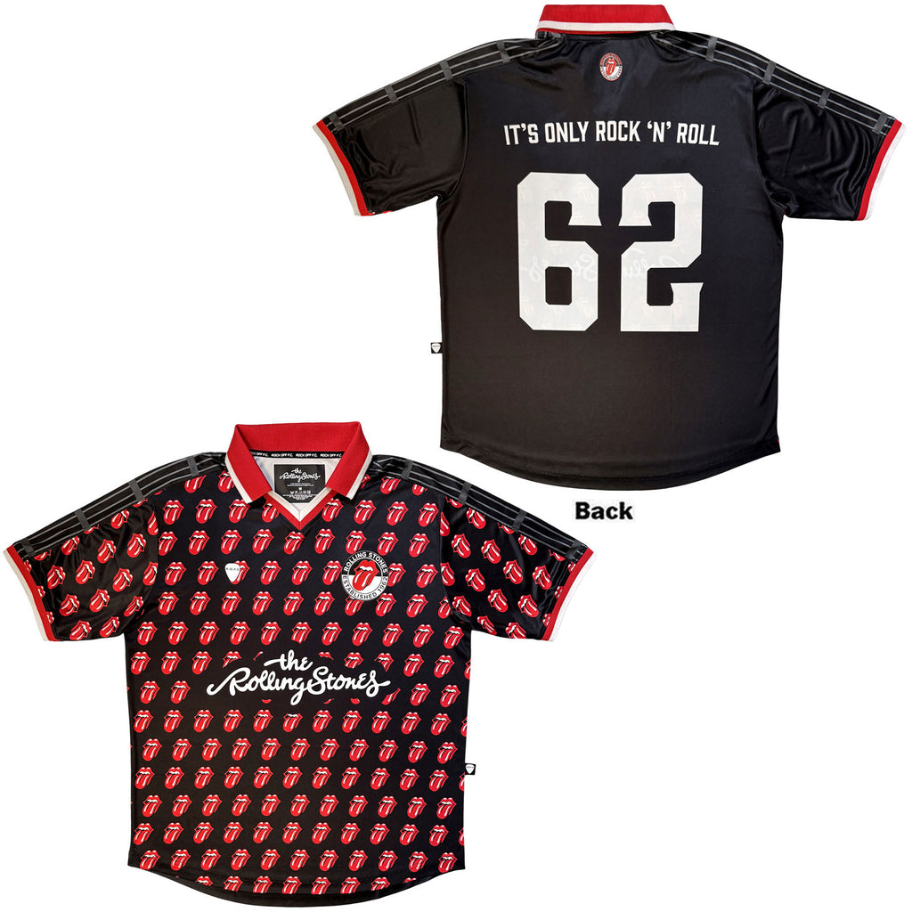 The Rolling Stones Unisex Sports Jersey: IORNR '62 (Black) (All Over Print)