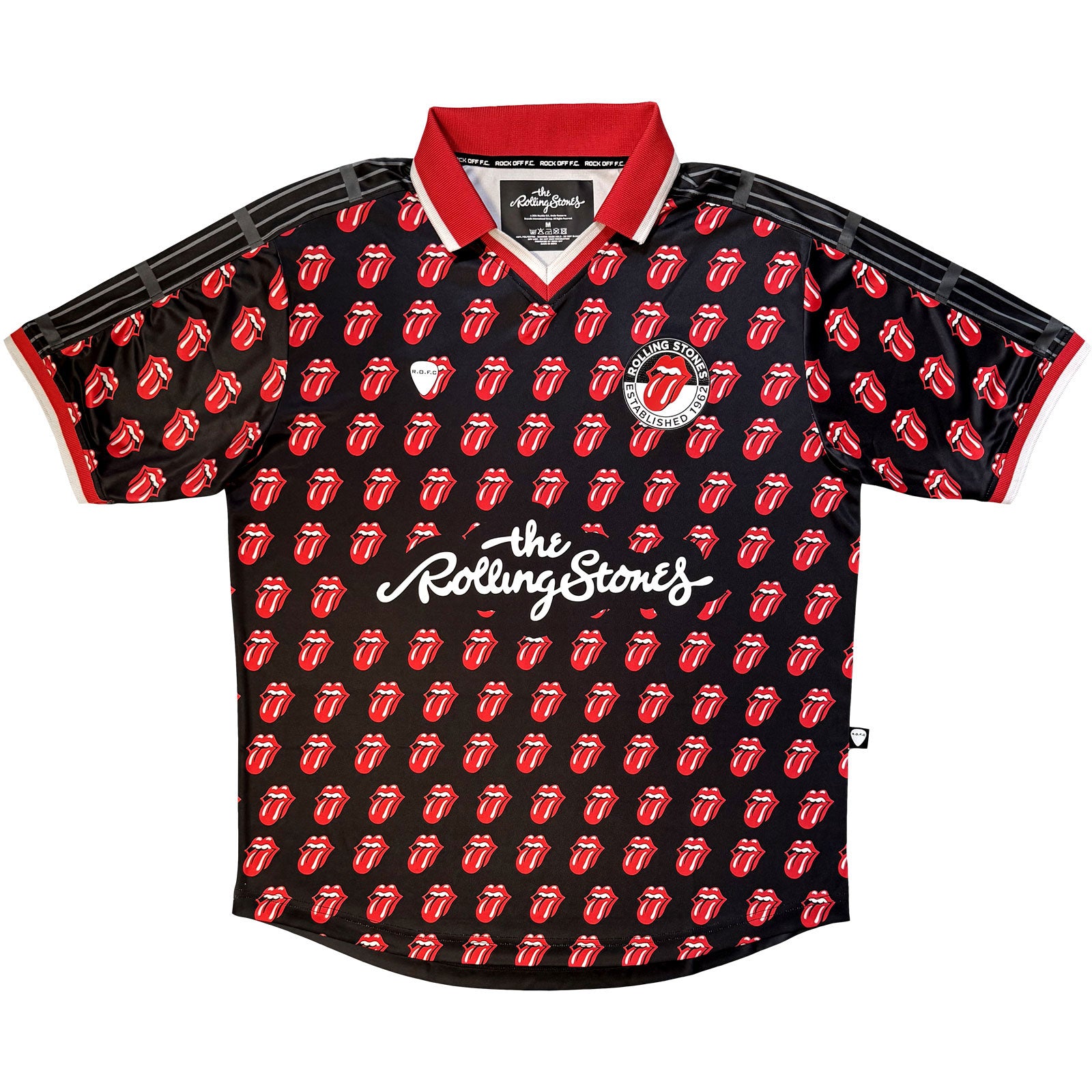 The Rolling Stones Unisex Sports Jersey: IORNR '62 (Black) (All Over Print)