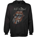 The Rolling Stones Unisex Pullover Hoodie: Union Jack Tongue (Black) (LOS)