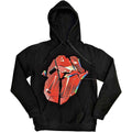 The Rolling Stones Unisex Pullover Hoodie: Hackney Diamonds Lick (Black)