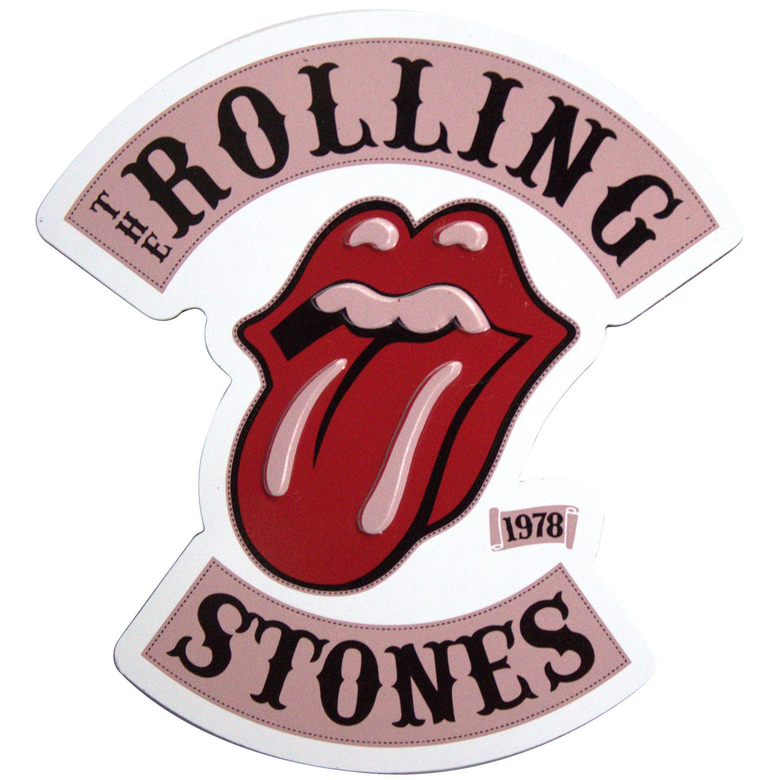The Rolling Stones Fridge Magnet: Tour '78 Embossed