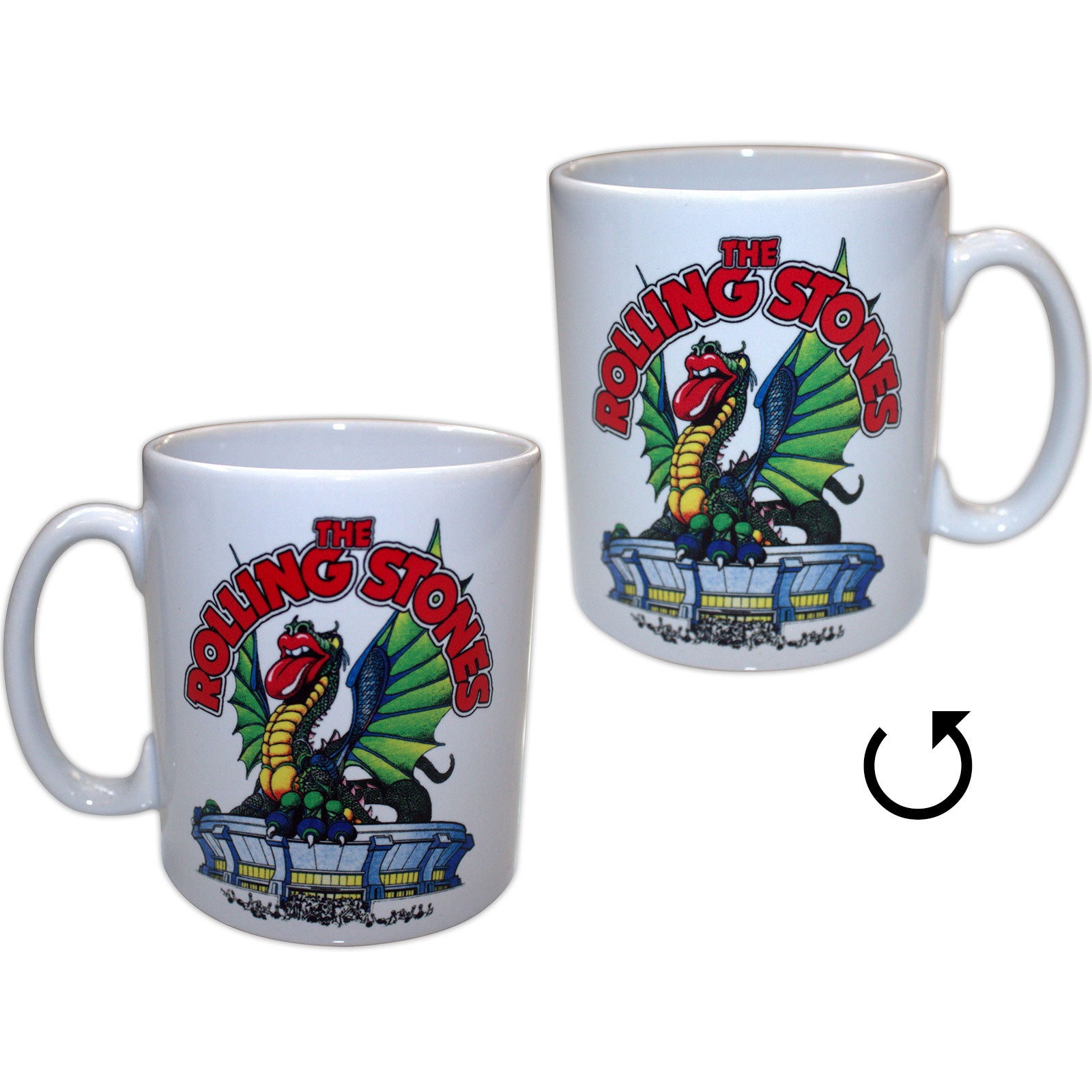 The Rolling Stones Unboxed Mug: Dragon (White)