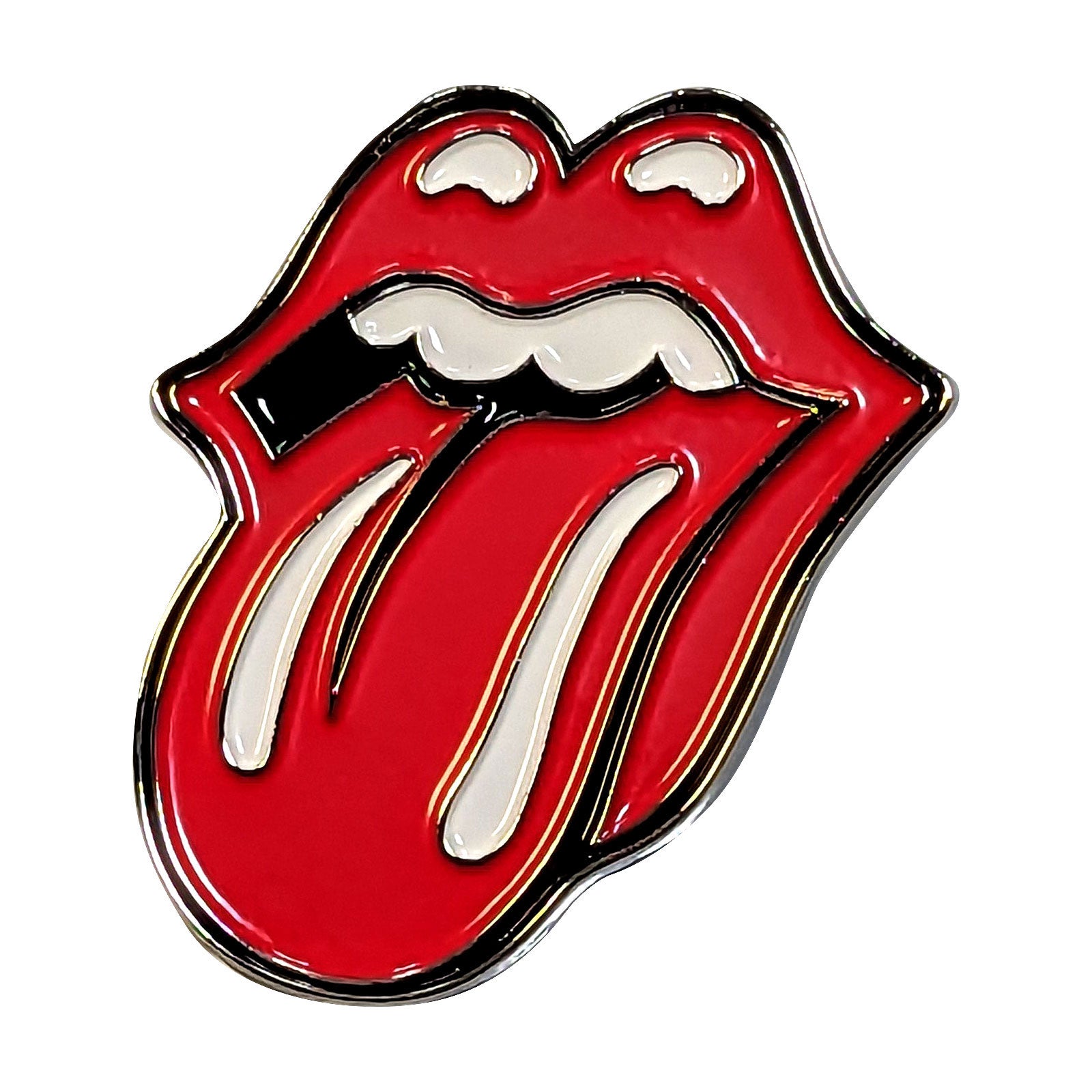 The Rolling Stones Pin Badge: Classic Tongue Large