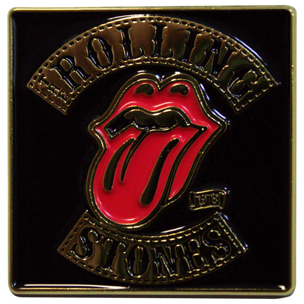 The Rolling Stones Pin Badge: Tour '78 Gold