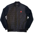 The Rolling Stones Unisex Quilted Jacket: Classic Tongue (Black)