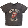 The Rolling Stones Unisex Stone Wash T-Shirt: Tour 78 (Charcoal Grey)