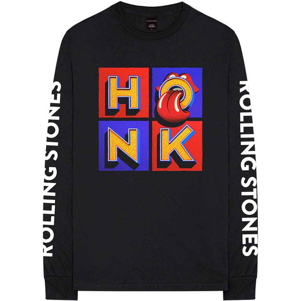 The Rolling Stones Unisex Sweatshirt: Honk Album/Sleeves (Black) (Sleeve Print) (LOS)