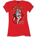 The Rolling Stones Ladies T-Shirt: Start me up (Red)