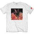 The Rolling Stones Unisex T-Shirt: Goats Head Soup (White) (Sleeve Print)