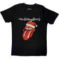 The Rolling Stones Unisex T-Shirt: Santa Lick (Black)