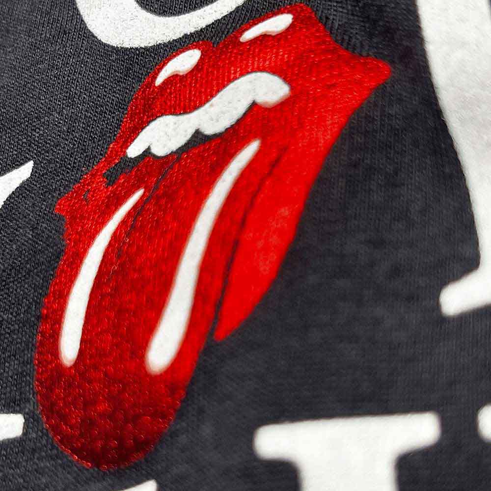 The Rolling Stones Unisex T-Shirt: Sixty It's only R&R but I like it Foiled Print (Black) (Embellished)