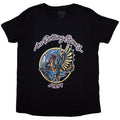 The Rolling Stones Ladies T-Shirt: Sixty Dragon Globe Foiled Print (Black) (Embellished)