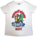 The Rolling Stones Ladies T-Shirt: Sixty Stadium Dragon (White) (Embellished)