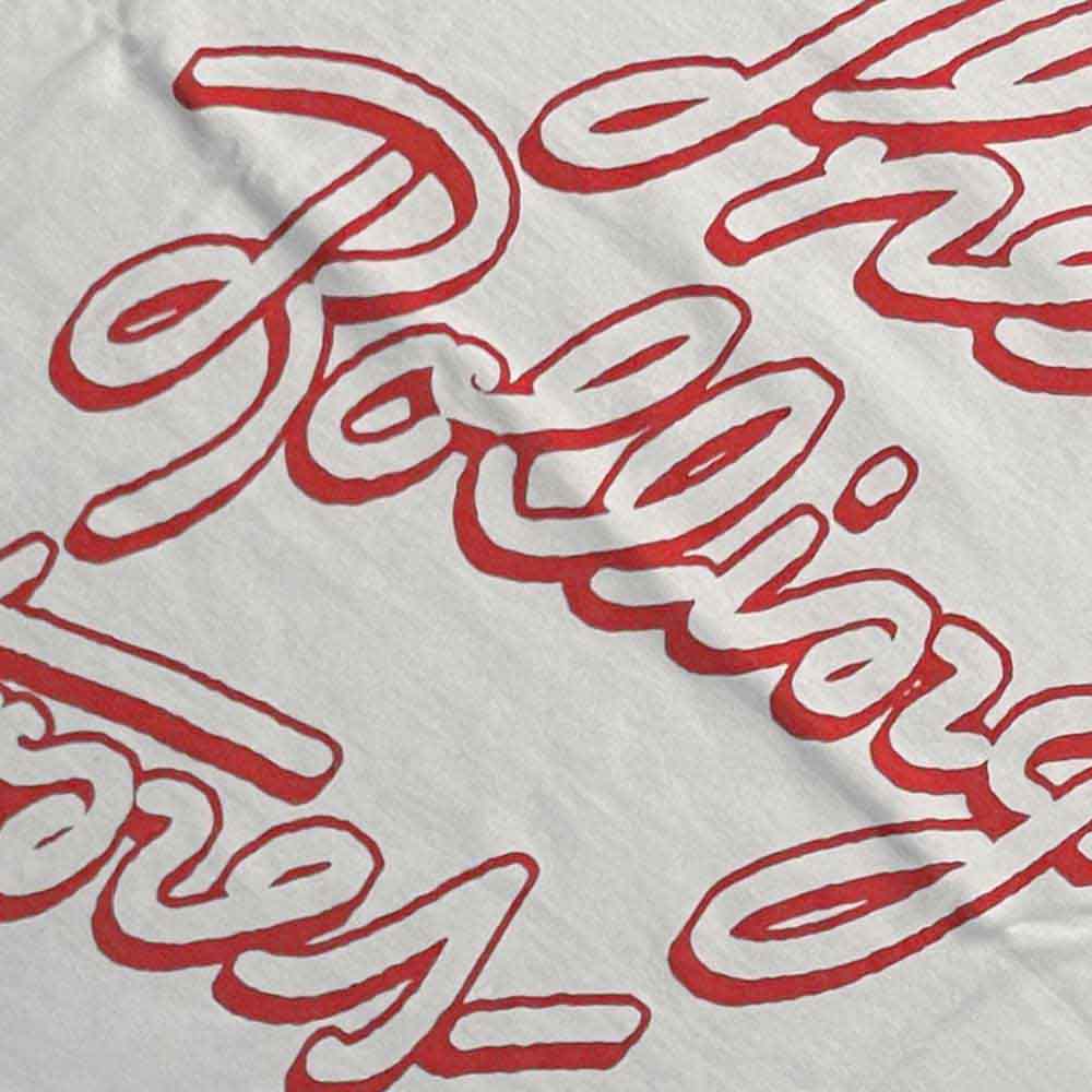 The Rolling Stones Unisex Ringer T-Shirt: Signature Logo (White)