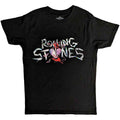 The Rolling Stones Unisex T-Shirt: Hackney Diamonds Glass Logo (Black) (LOS)