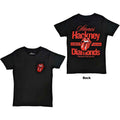 The Rolling Stones Unisex T-Shirt: Hackney Diamonds Hackney London (Black) (Back Print)