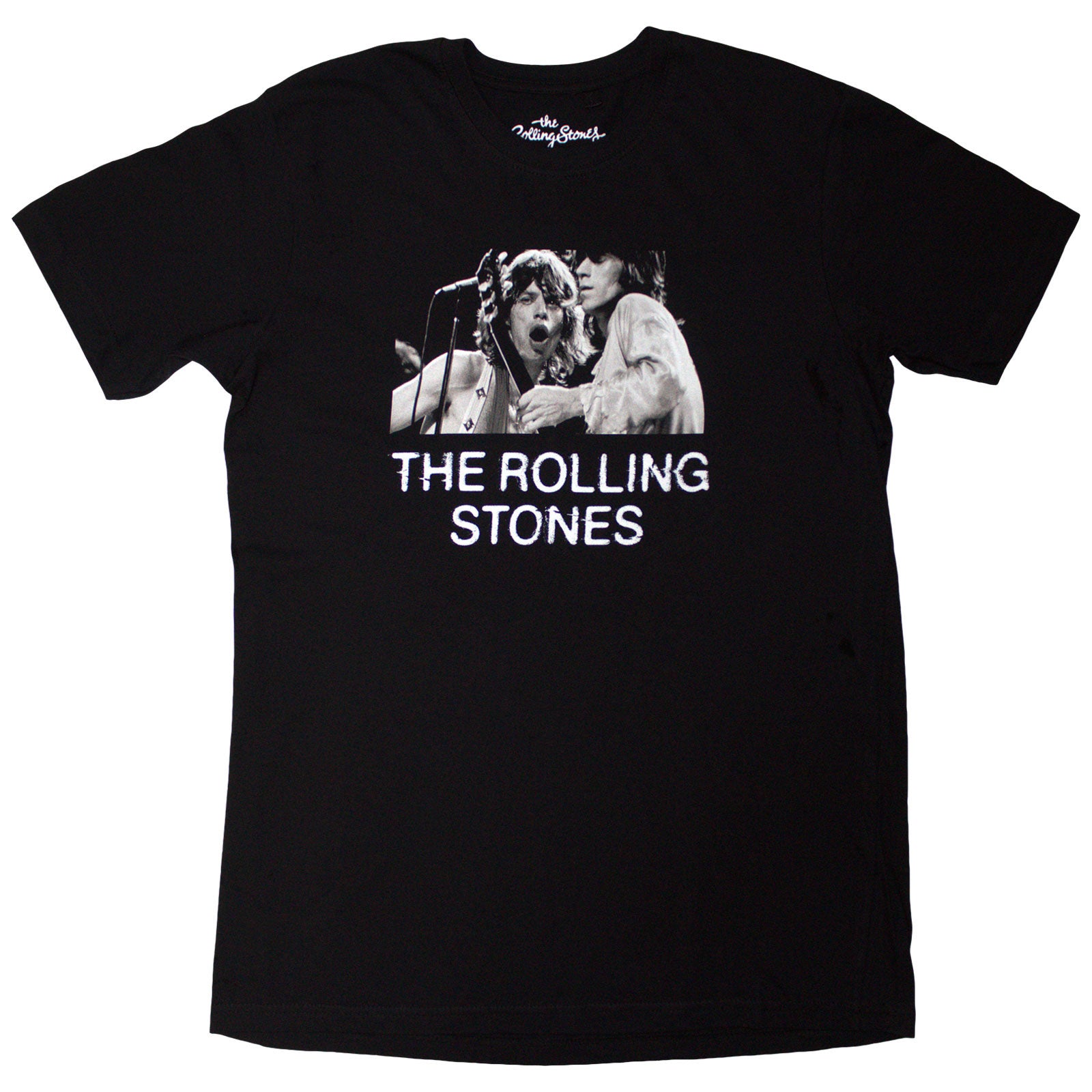 The Rolling Stones Unisex T-Shirt: Tour '72 (Black) (Back Print)