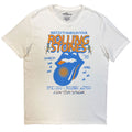 The Rolling Stones Unisex T-Shirt: River Plate Stadium (White)