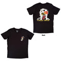 The Rolling Stones Unisex T-Shirt: Foreign Tongues Pocket Logo (Black) (Back Print)