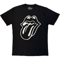 The Rolling Stones Unisex T-Shirt: Classic Tongue Mono (Black)