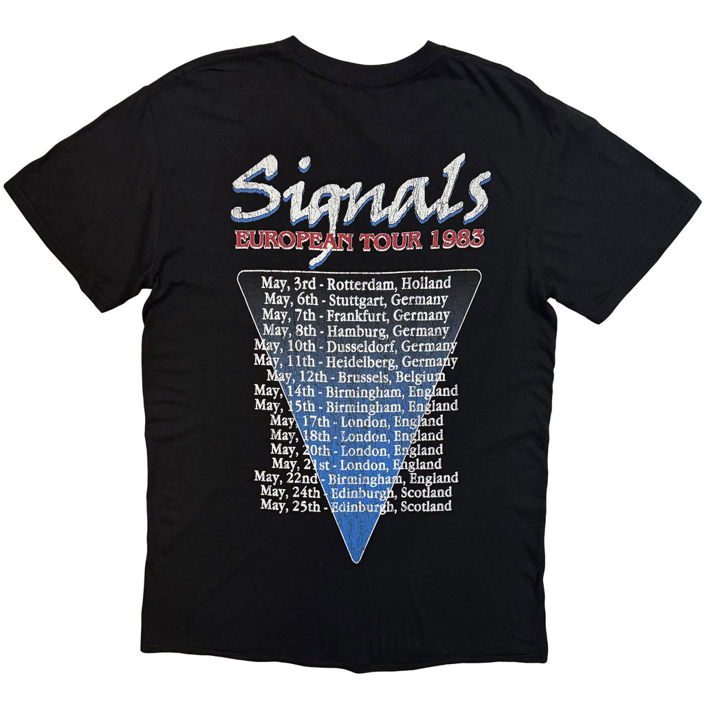 Rush Unisex T-Shirt: Tour 1978 (Black) (Back Print)
