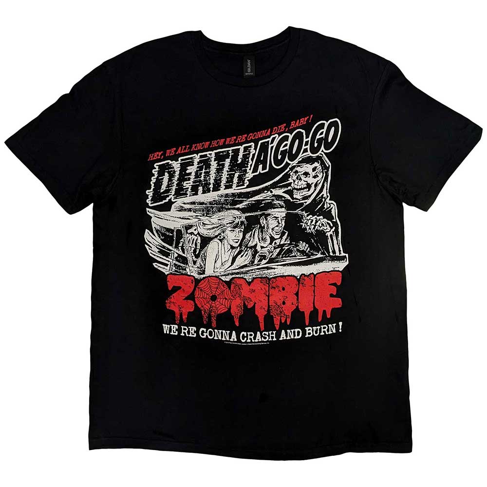 Rob Zombie Unisex T-Shirt: Zombie Crash (Black)