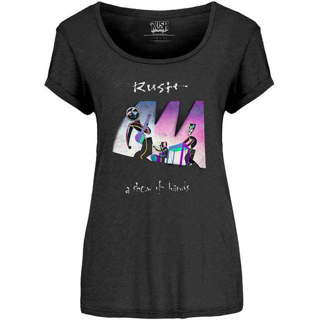 Rush: Show of Hands Ladies T-Shirt (Black)