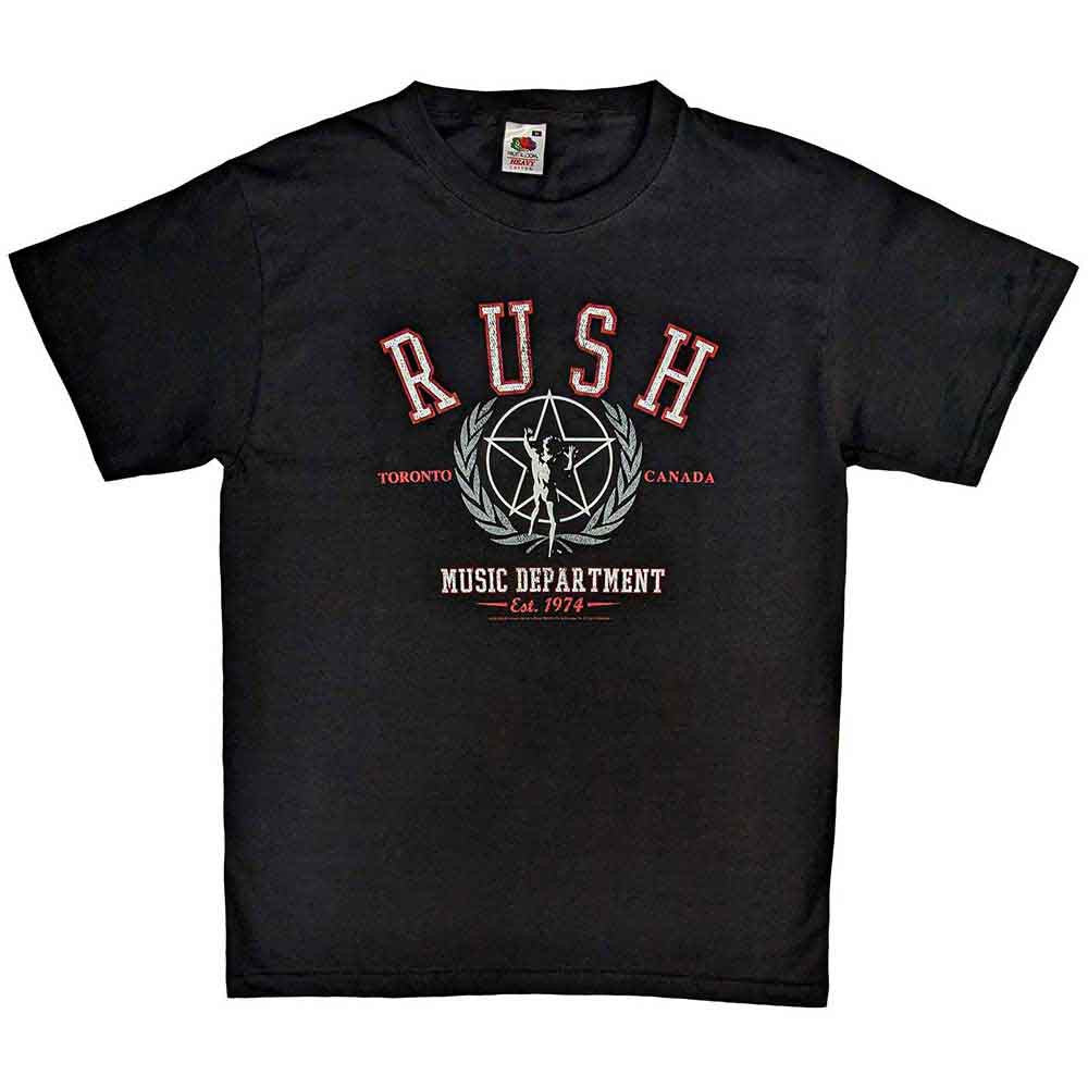 Rush: Department Unisex T-Shirt (Black) (Small)