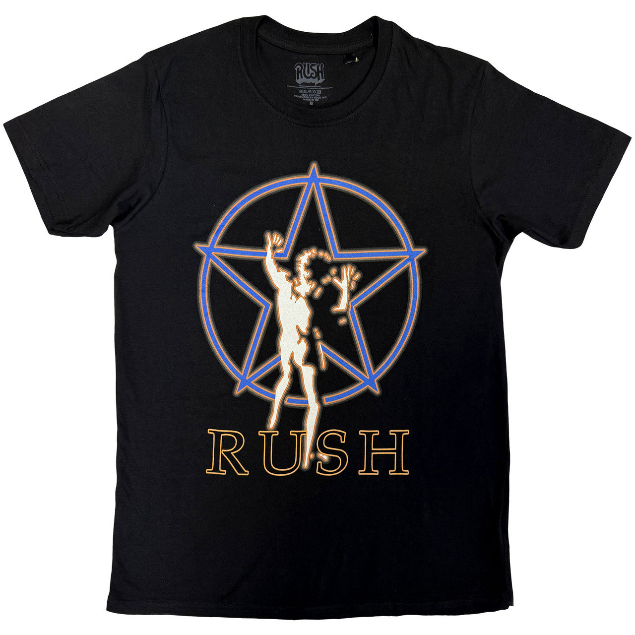 Rush: Starman Glow Unisex T-Shirt (Black)