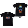 Rush: Tour '74-'75 T-Shirt (Black) (Back Print)