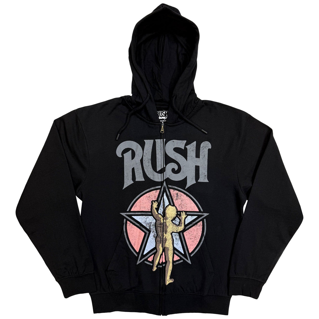 Rush: Starman Zipped Hoodie (Black)