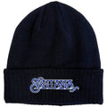 Santana Unisex Beanie Hat: Logo (Navy Blue)