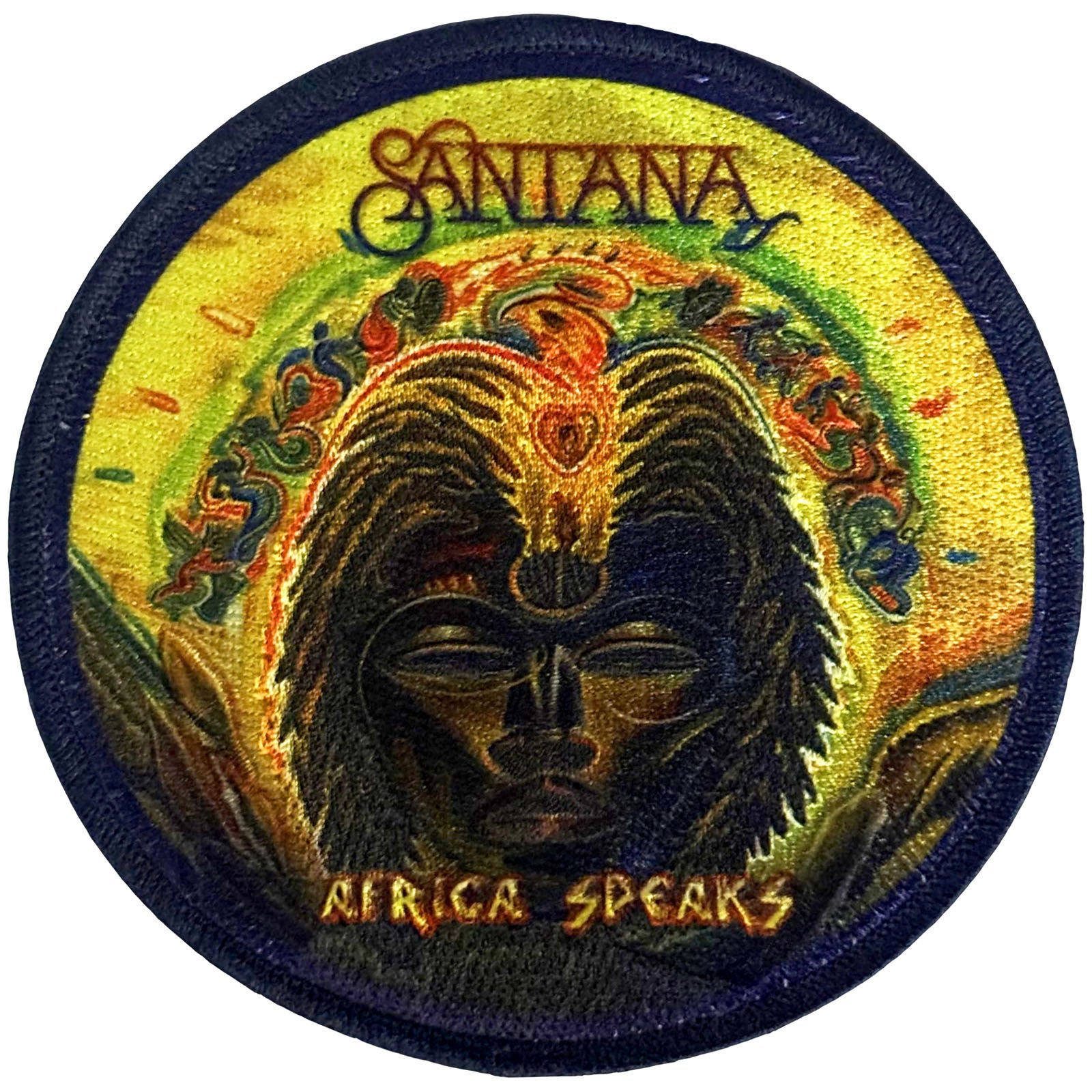 Santana Printed Patch: Africa Speaks