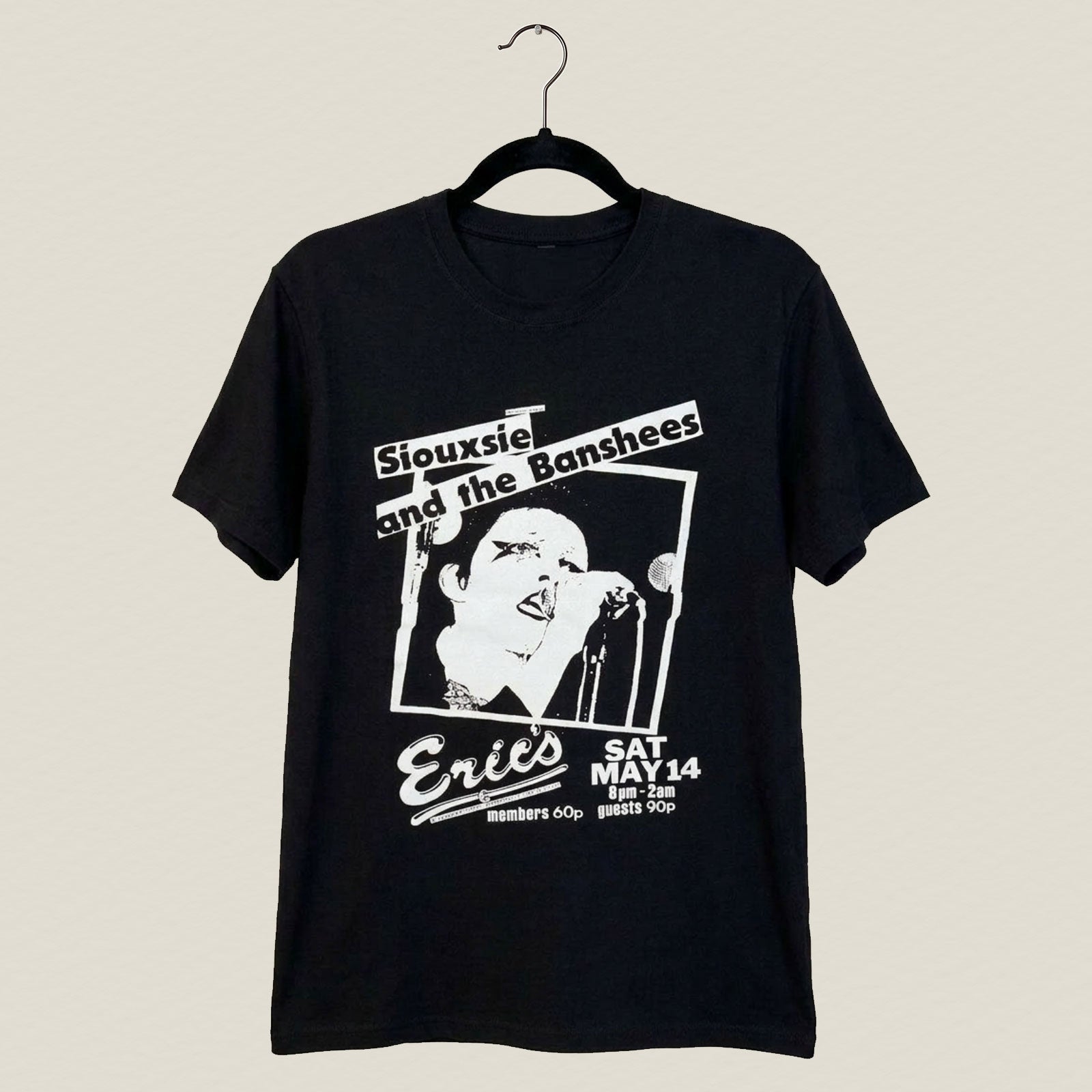 Siouxsie & The Banshees Unisex Premium Carbon T-Shirt: Eric's (Black)