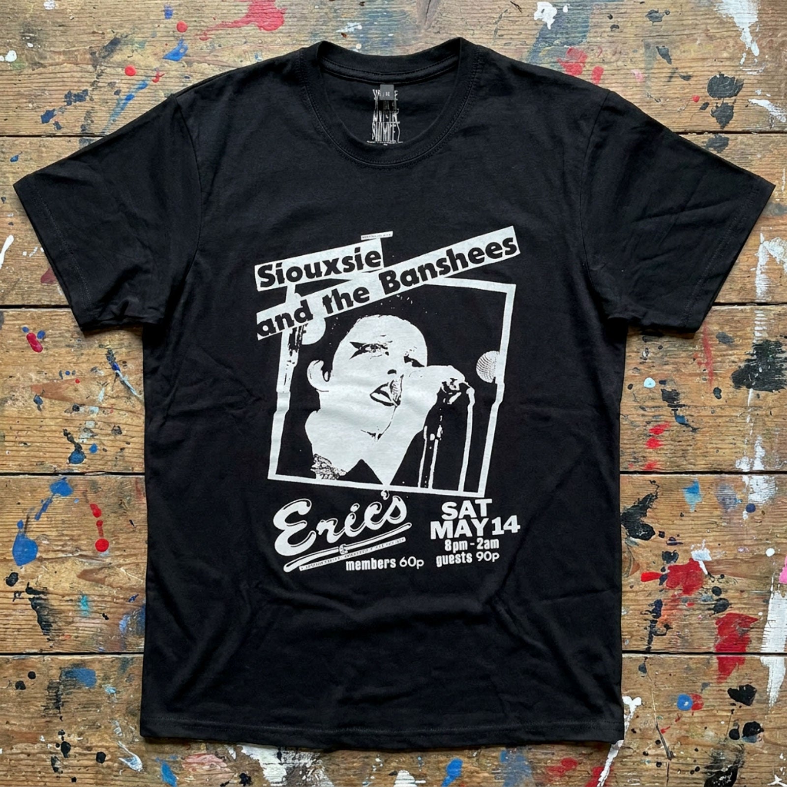 Siouxsie & The Banshees Unisex Premium Carbon T-Shirt: Eric's (Black)